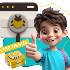 Тестирование & Vibe Debug. Охотники за багами - КИБЕРшкола программирования для детей, компьютерные курсы для школьников, начинающих и подростков - KIBERone г. Новоуральск