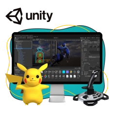 Мир игр на Unity 2D на популярном движке + AI-помощники - КИБЕРшкола программирования для детей, компьютерные курсы для школьников, начинающих и подростков - KIBERone г. Новоуральск